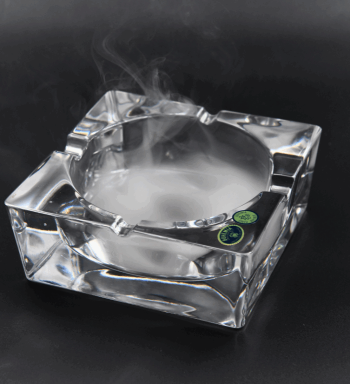 Crystal ashtray
