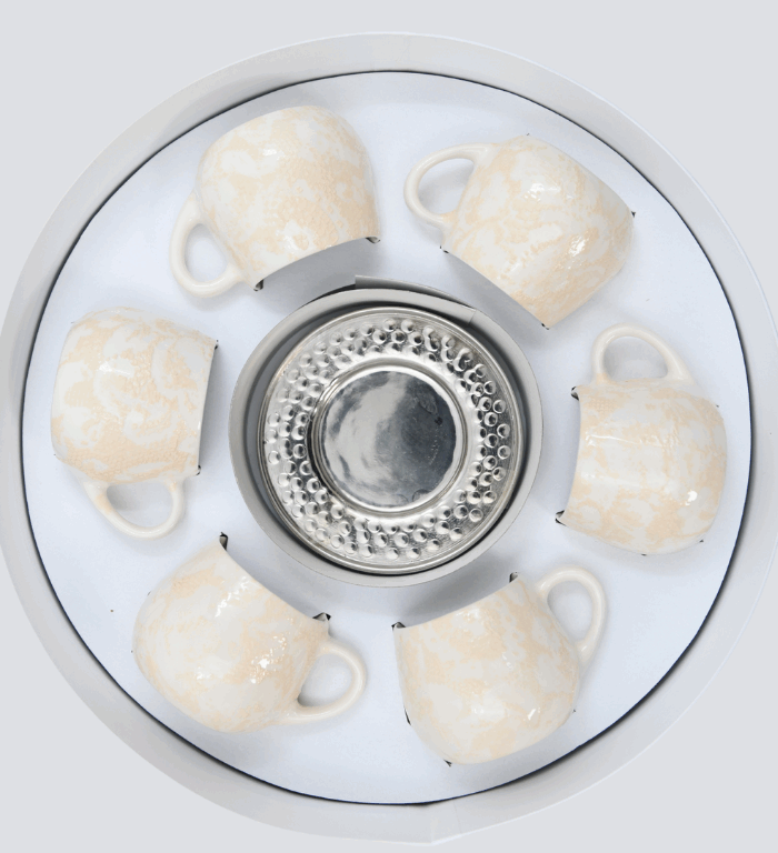 Lace Turkish Coffee Glass